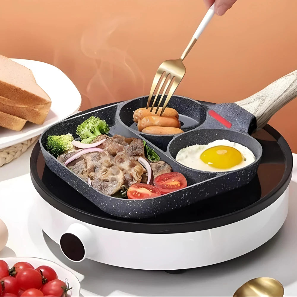 Frigideira Multifuncional ZAFFIORA — Elegância e Praticidade na Sua Cozinha Gourmet
