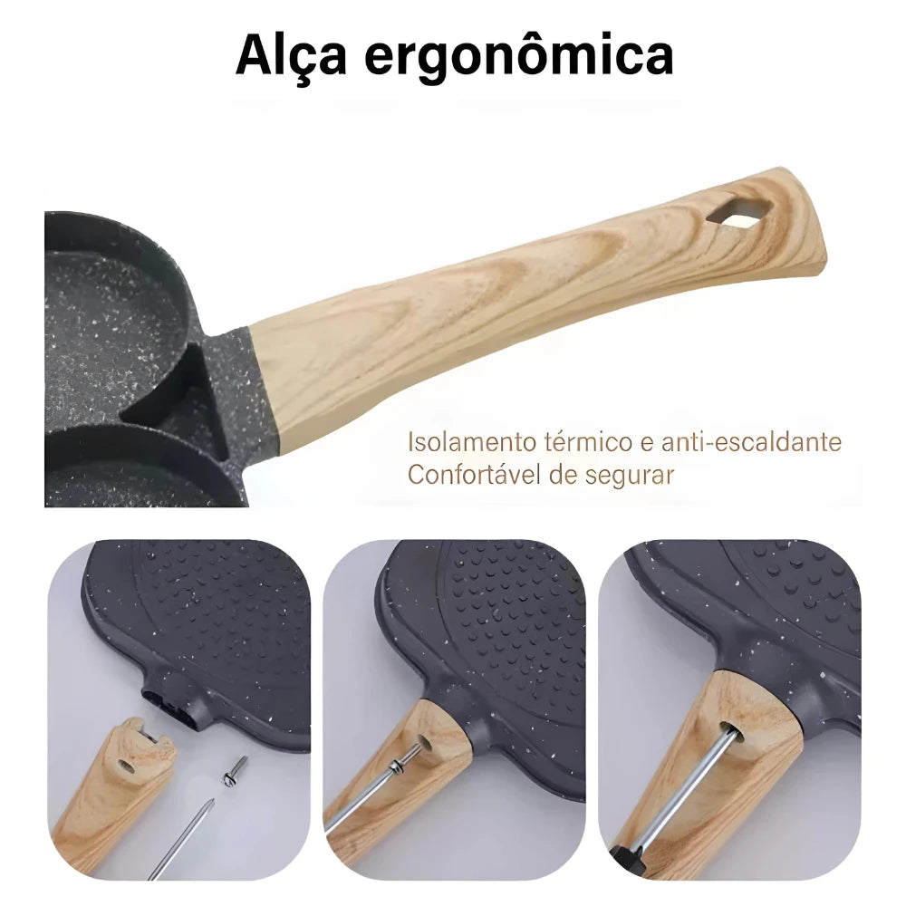Frigideira Multifuncional ZAFFIORA — Elegância e Praticidade na Sua Cozinha Gourmet