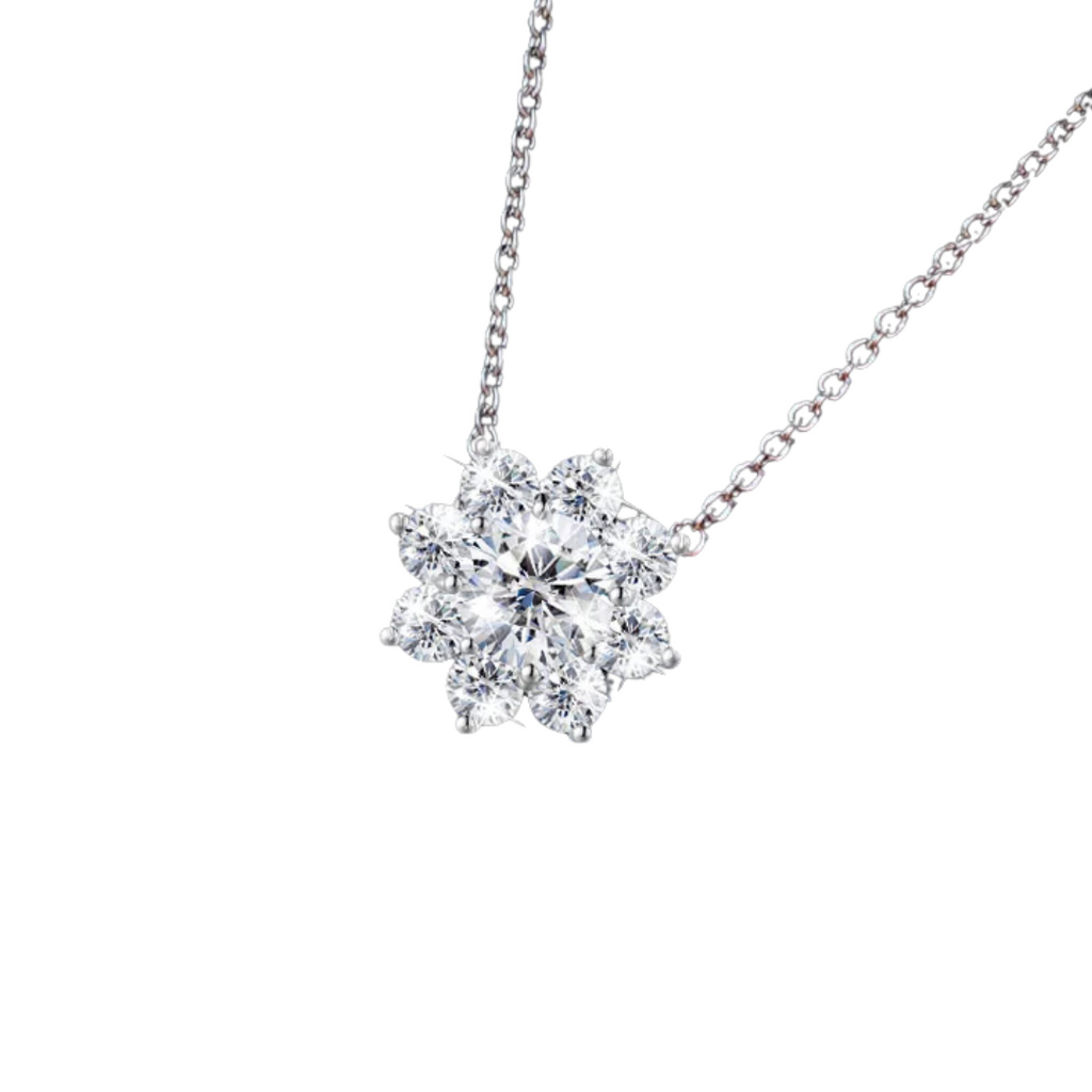 Colar ZAFFIORA® Moissanite – Elegância Suprema em Prata 925 com Pedra Certificada GRA