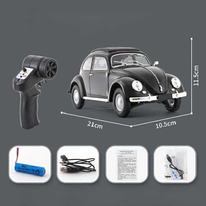 Sinta a Emoção do Off-Road com o Fusca de Controle Remoto ZAFFIORA