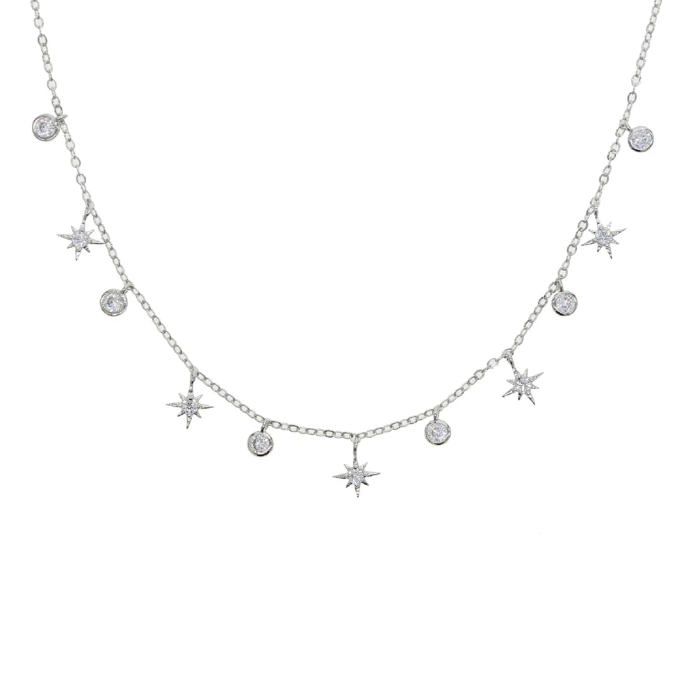 Colar Feminino Borboleta – Design com Zircônia Cúbica em Dourado ou Prateado | ZAFFIORA