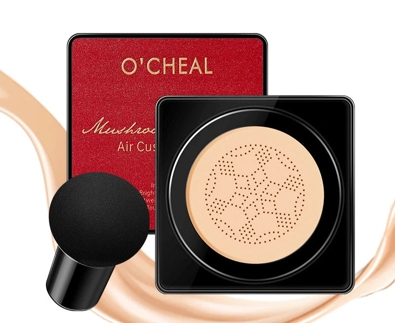 O'CHEAL Mushroom Cushion BB Cream ZAFFIORA – Base Líquida + Corretivo com Efeito Natural e Longa Duração