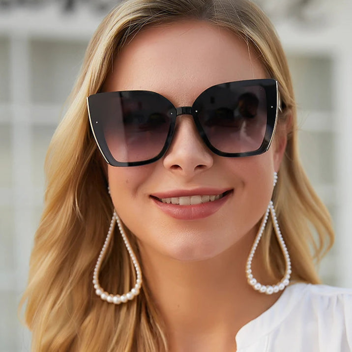 ZAFFIORA – Óculos de Sol Feminino Cat Eye | Design Retrô e Charme Fashion