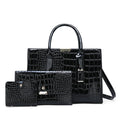 ZAFFIORA – Bolsa Nelly com Efeito Crocodilo + 2 Carteiras Grátis | Um Toque de Luxo no Seu Dia a Dia