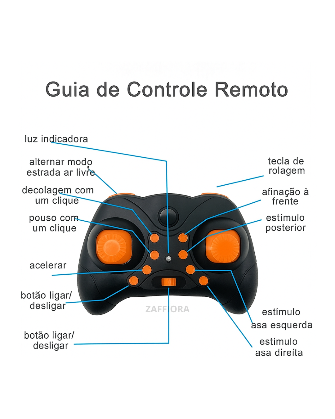 ZAFFIORA Moto Drone A12 – Potência e Liberdade em Duas Dimensões