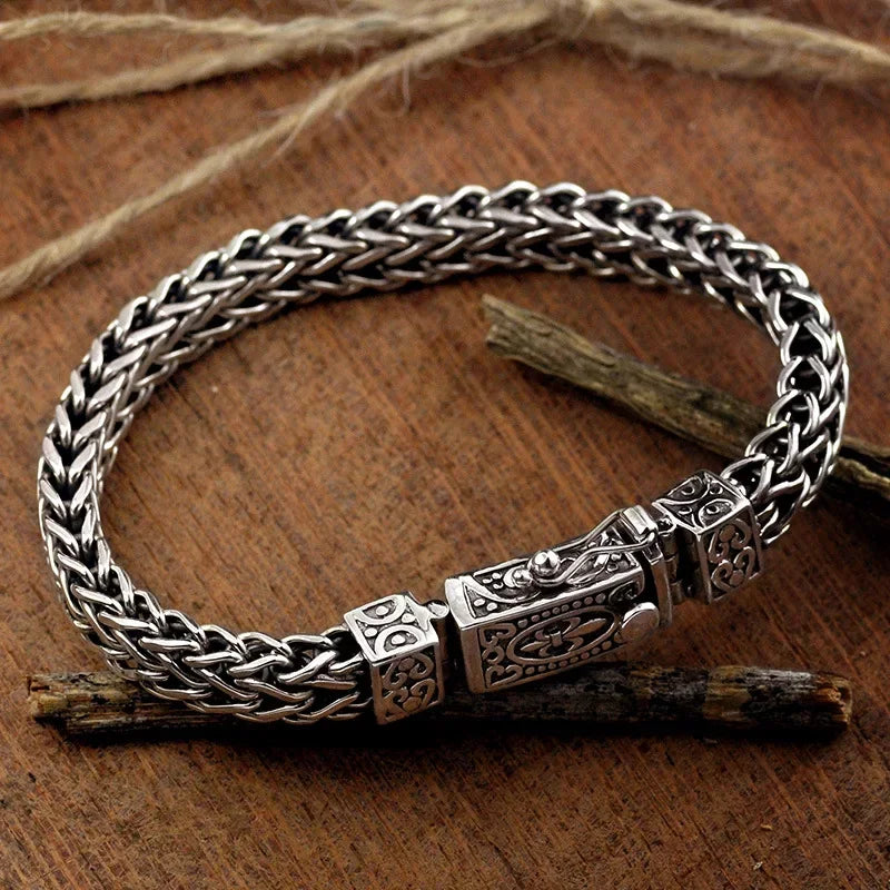 Pulseira Charm Bracelet D47 ZAFFIORA – Prata com Banho de Ouro Rosé, Unissex e Personalizável