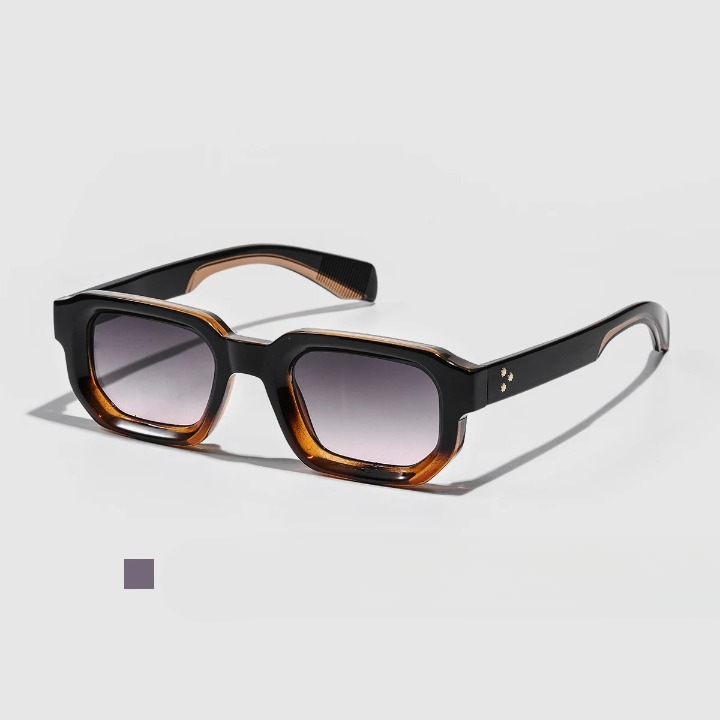 ZAFFIORA Óculos de Sol Masculino Ruiao 35100 – Retangular Premium | Lentes Degradê UV400