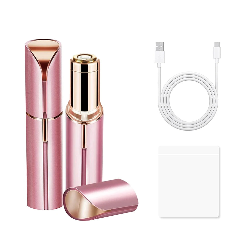 LANBENA Mini Depilador de Sobrancelha e Rosto – Design Discreto, Recarregável e Praticidade ZAFFIORA