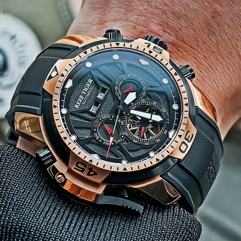 Reef Tiger RGA3532 by ZAFFIORA | Precisão, Estilo e Potência em um Só Relógio