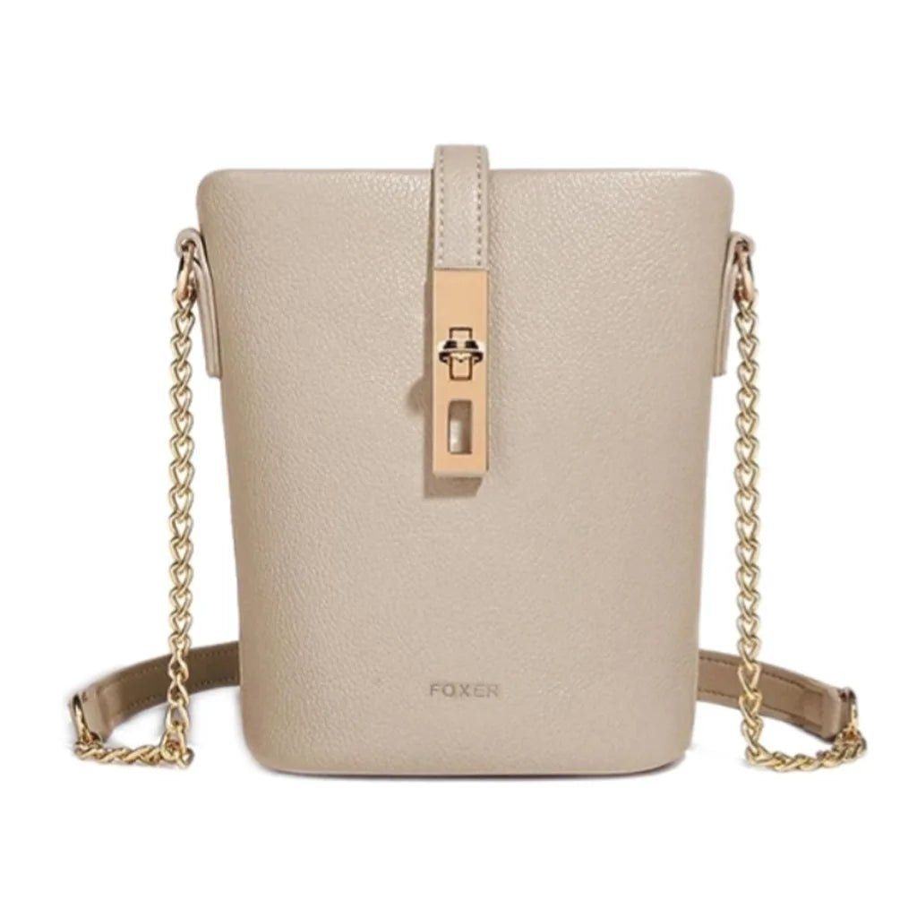 ZAFFIORA Bolsa FOXER Bucket – Elegância Minimalista para Todas as Estações