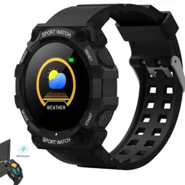 Smartwatch Real Stepcount ZAFFIORA – Monitoramento de Saúde, Notificações e Resistência IP68