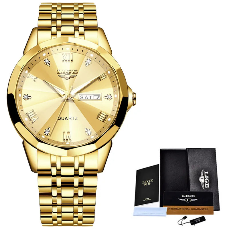 Relógio Feminino LIGE by ZAFFIORA — Estilo Atemporal, Funções Inteligentes e Elegância em Cada Detalhe