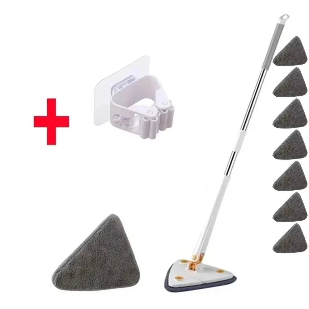 Mop Premium Triangular ZAFFIORA — Limpeza Eficiente com Design Sofisticado