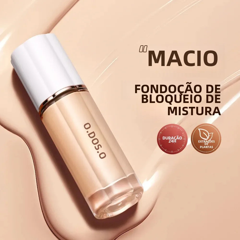 ZAFFIORA SkinLuxe by O.TWO.O – Base Líquida 30ml com Alta Cobertura e FPS30