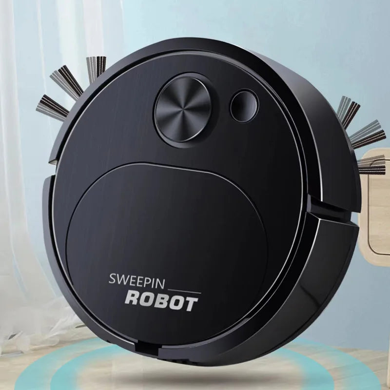 NOVO Aspirador de pó robô USB ZAFFIORA  3 em 1, inteligente, sem fio, 1500Pa, limpeza e varredura de piso para escritório doméstico