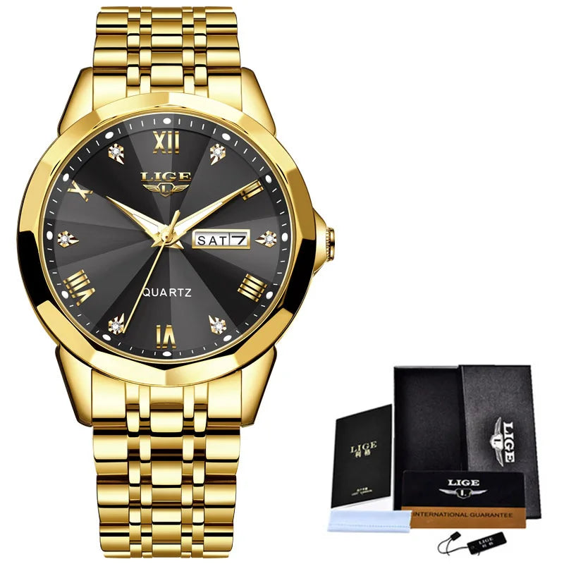 Relógio Feminino LIGE by ZAFFIORA — Estilo Atemporal, Funções Inteligentes e Elegância em Cada Detalhe