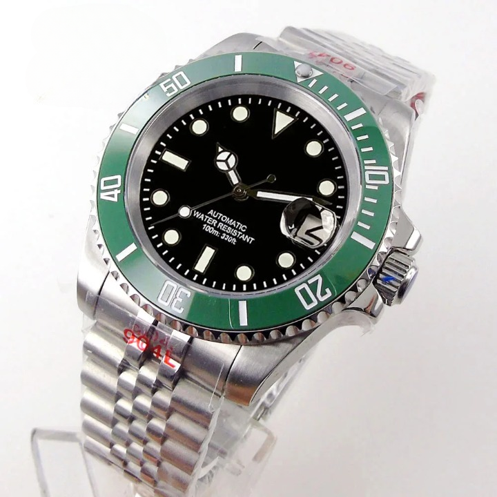 Relógio Masculino ZAFFIORA Tandorio NH35A | Automático, Mergulho, 40mm, Aço Inoxidável, Cristal de Safira, Bezel Rotativo e Luminous