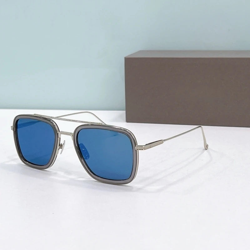 Óculos de Sol Quadrado Fabuvision Unissex por ZAFFIORA – Elegância e Conforto ao Sol