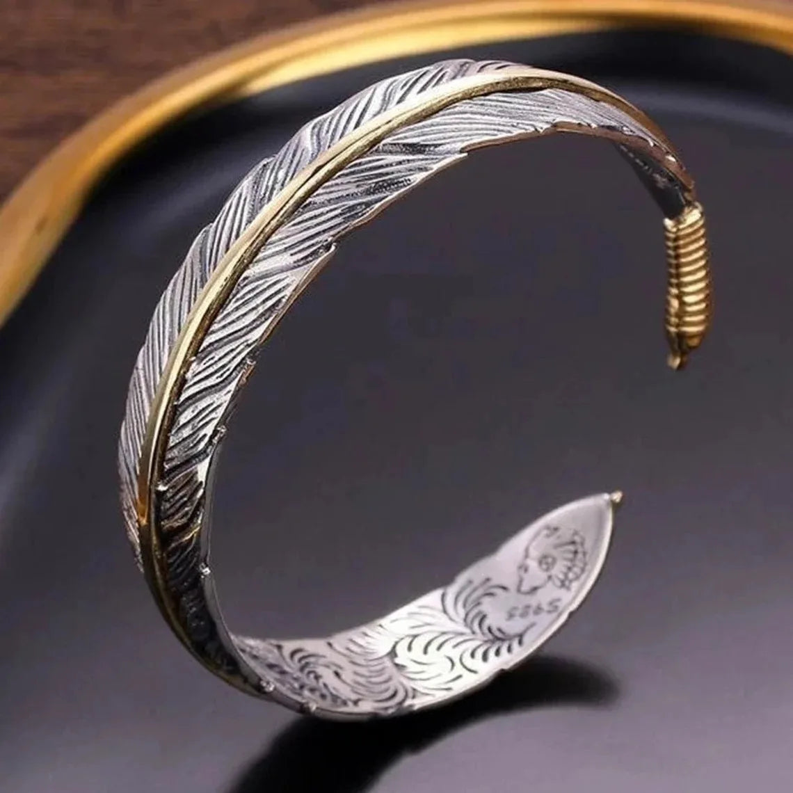 Pulseira Unissex PANJBJ em Prata Ajustável 20g – Design de Elos Clássicos, Leve e Sofisticada – ZAFFIORA
