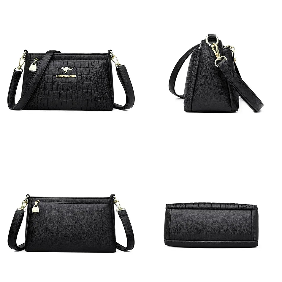 Bolsa de Ombro VANDERWAH ZAFFIORA — Design Fashion com Toque de Exclusividade