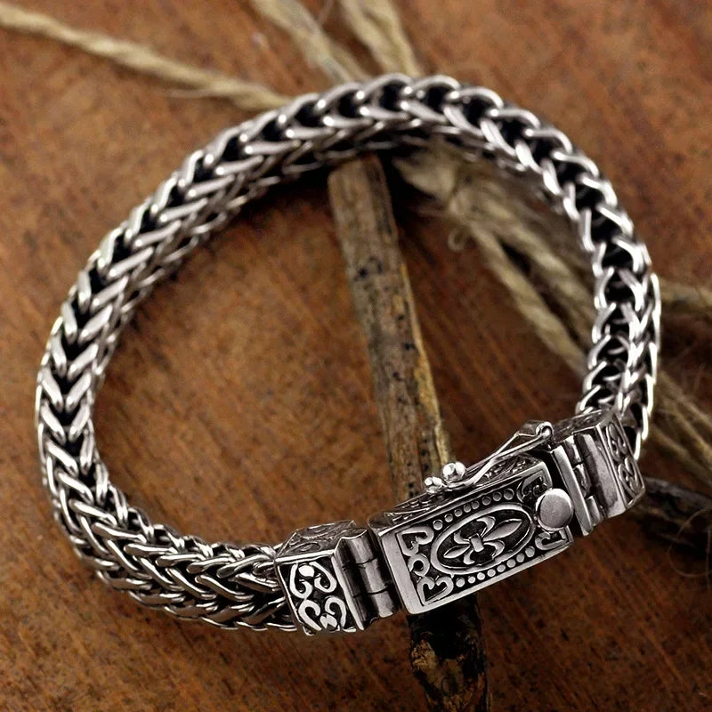 Pulseira Charm Bracelet D47 ZAFFIORA – Prata com Banho de Ouro Rosé, Unissex e Personalizável