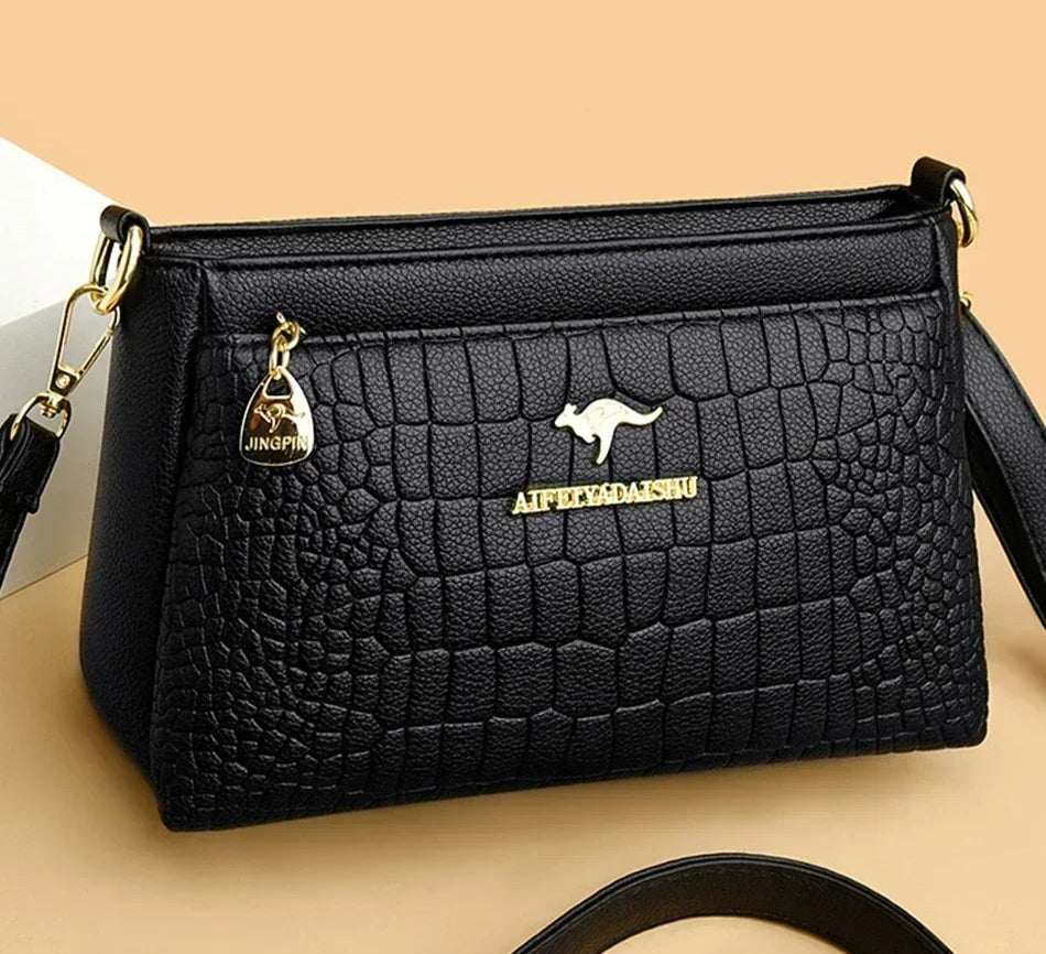 Bolsa de Ombro VANDERWAH ZAFFIORA — Design Fashion com Toque de Exclusividade