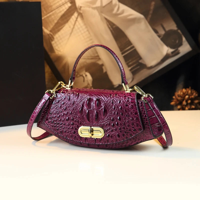 ZAFFIORA Bolsa BJYL Saddle em Couro Legítimo – Elegância Estruturada com Estilo Atemporal