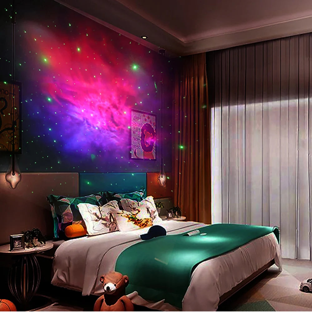 Projetor Astronauta Galaxy LED ZAFFIORA – Leve o Universo para o Seu Quarto
