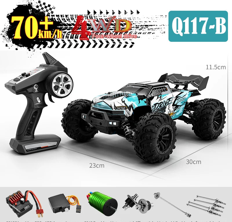 Drift, Luzes e Ação com a Moto RC JJRC Q117 – Off-Road Sem Limites | ZAFFIORA