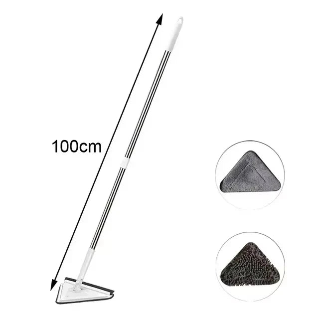 Mop Premium Triangular ZAFFIORA — Limpeza Eficiente com Design Sofisticado