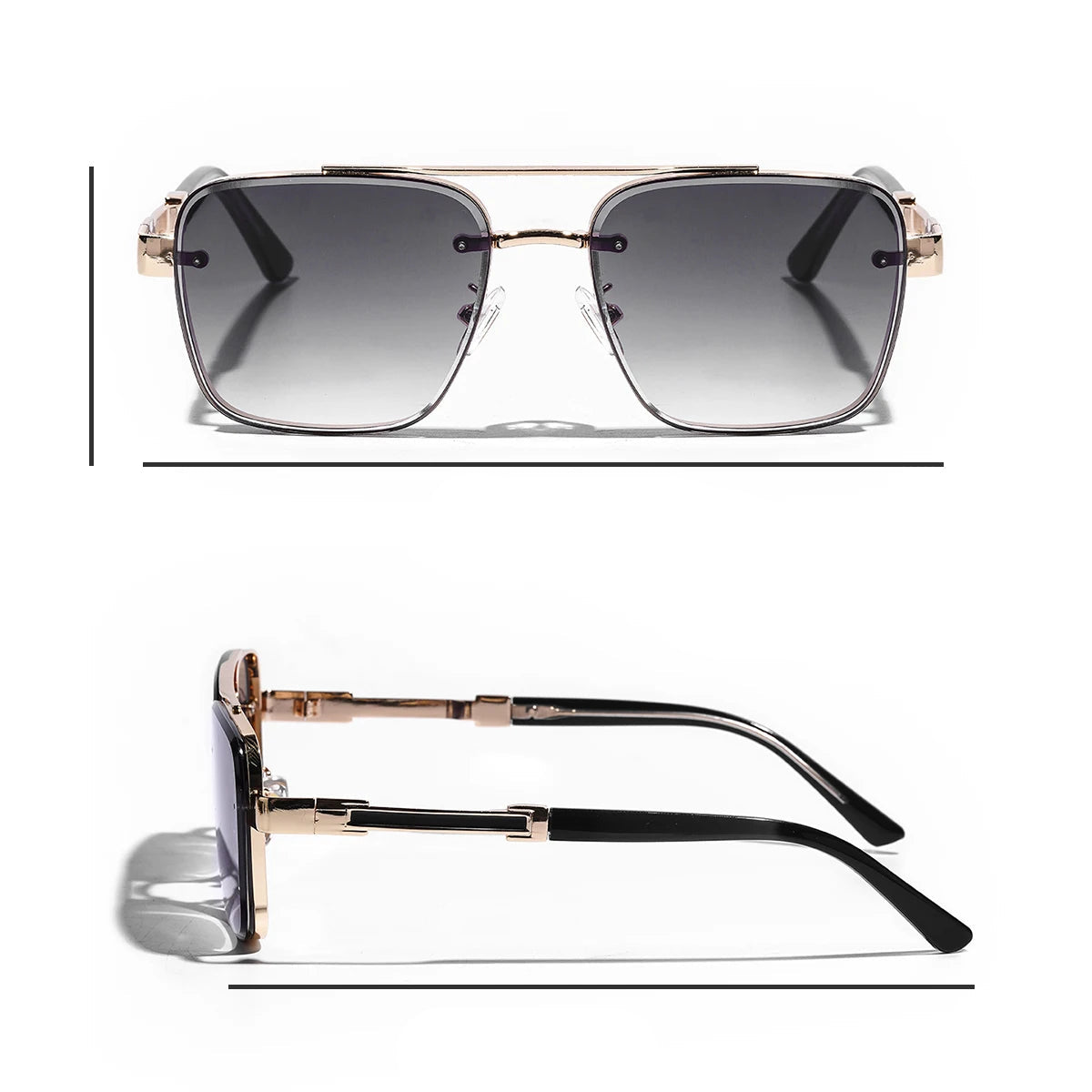 ZAFFIORA – Óculos de Sol Masculino Luxo & Proteção UV400