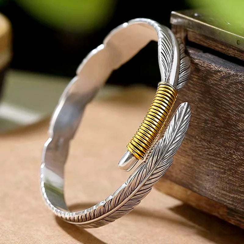 Pulseira Unissex PANJBJ em Prata Ajustável 20g – Design de Elos Clássicos, Leve e Sofisticada – ZAFFIORA