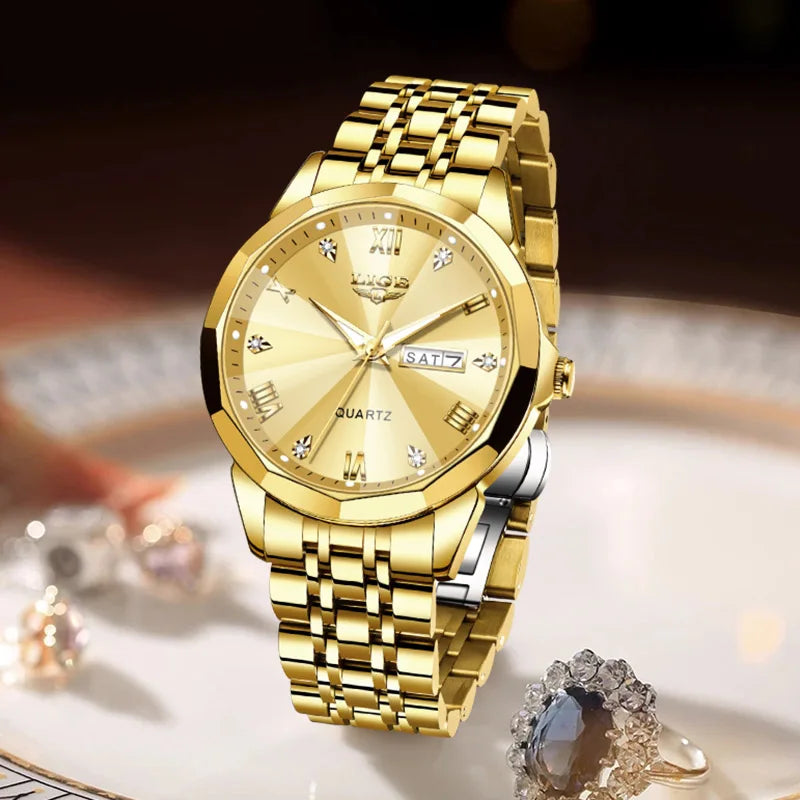 Relógio Feminino LIGE by ZAFFIORA — Estilo Atemporal, Funções Inteligentes e Elegância em Cada Detalhe
