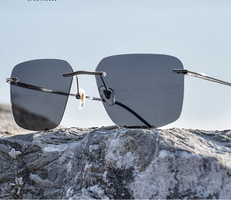 Óculos de Sol ZAFFIORA – Estilo Premium com Lentes Polarizadas e Armação em Titânio