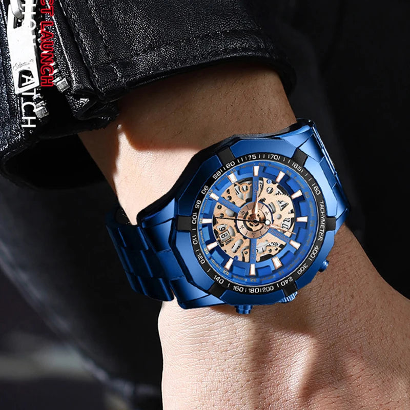 ZAFFIORA | Relógio Masculino BINBOND Quartz – Elegância, Precisão e Resistência