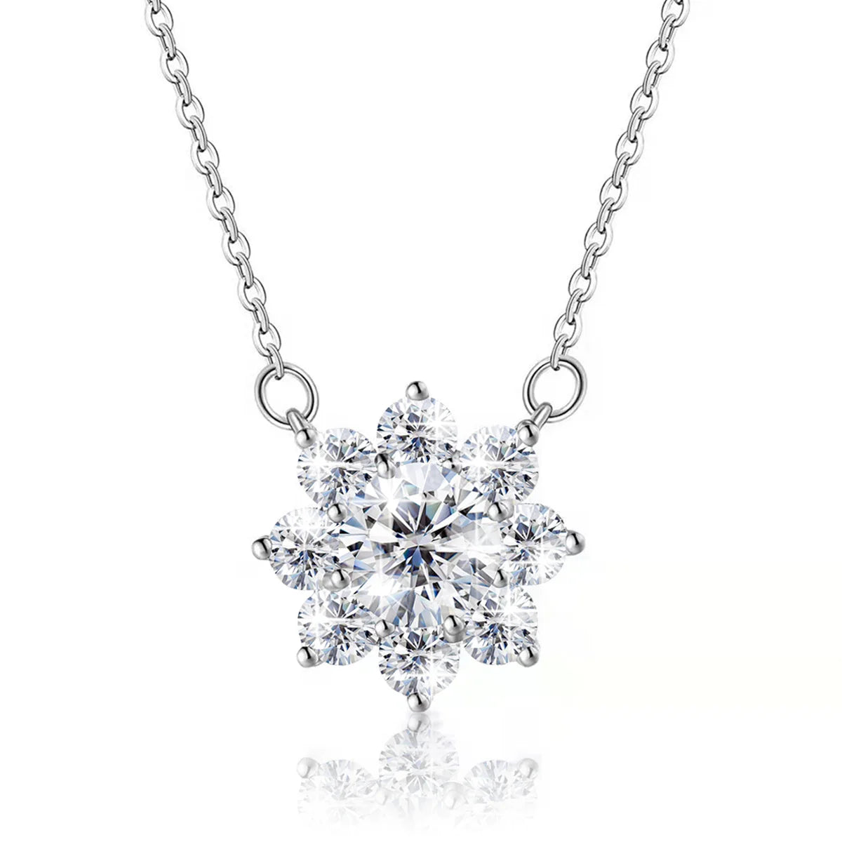 Colar ZAFFIORA® Moissanite – Elegância Suprema em Prata 925 com Pedra Certificada GRA