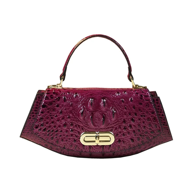 ZAFFIORA Bolsa BJYL Saddle em Couro Legítimo – Elegância Estruturada com Estilo Atemporal