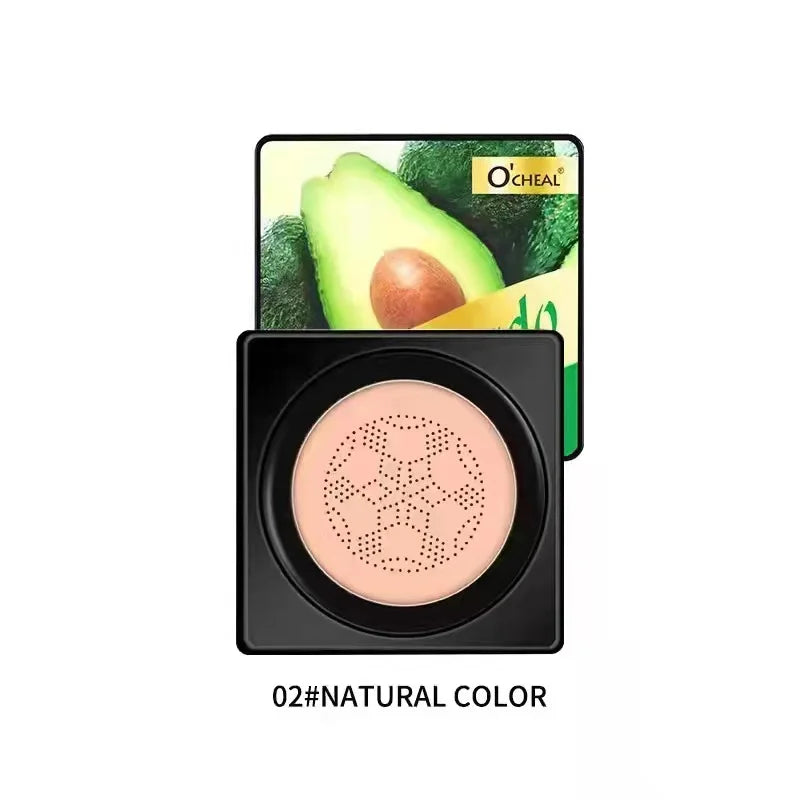 O'CHEAL Mushroom Cushion BB Cream ZAFFIORA – Base Líquida + Corretivo com Efeito Natural e Longa Duração