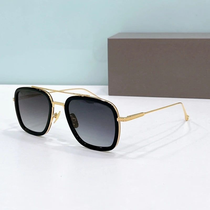 Óculos de Sol Quadrado Fabuvision Unissex por ZAFFIORA – Elegância e Conforto ao Sol