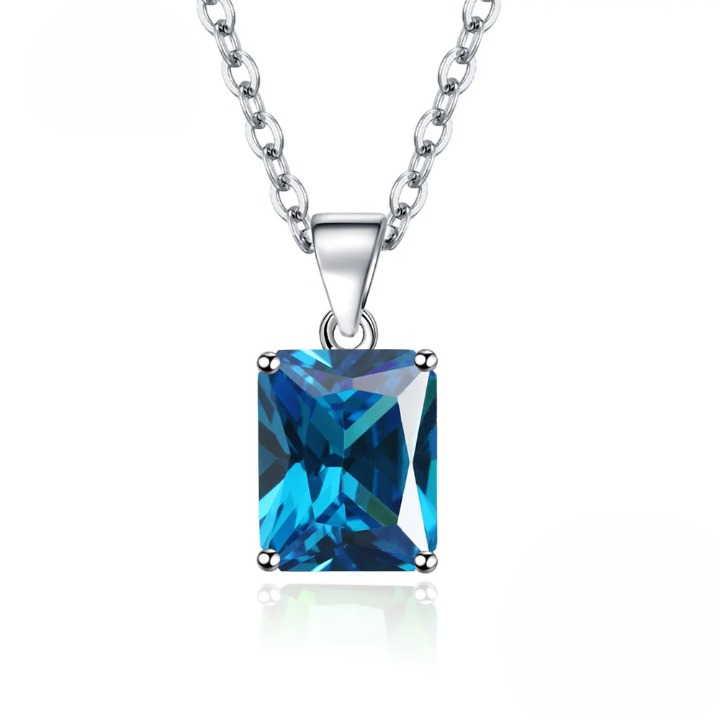 ZAFFIORA Pingente em Prata 925 com Zircônia Cúbica – Acessório Versátil e Elegante