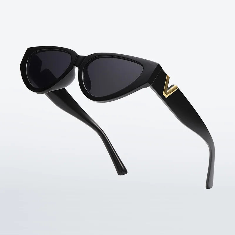 Óculos de Sol Feminino ZAFFIORA – Estilo Moderno com Lentes UV400 e Efeito Degradê Elegante