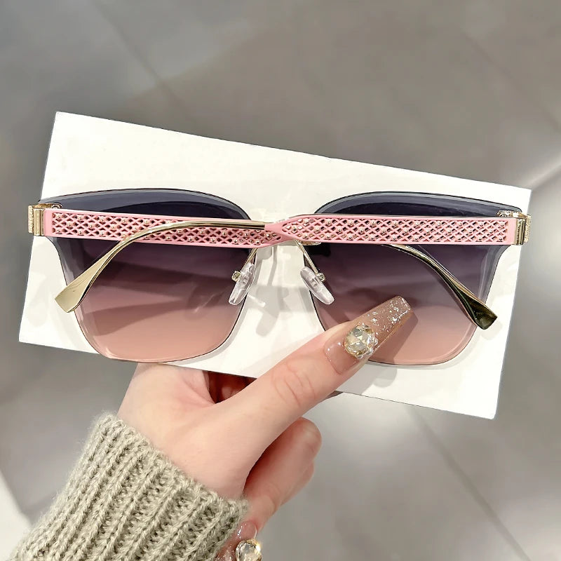 Óculos de Sol ZAFFIORA Cat Eye – Glamour e Proteção em Cada Detalhe