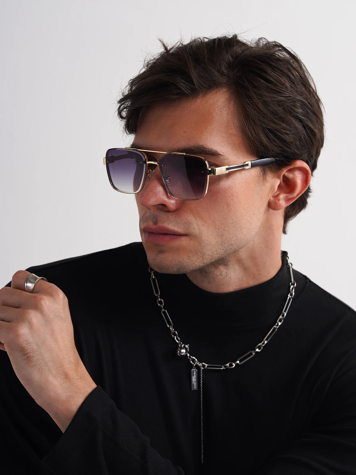 ZAFFIORA – Óculos de Sol Masculino Luxo & Proteção UV400