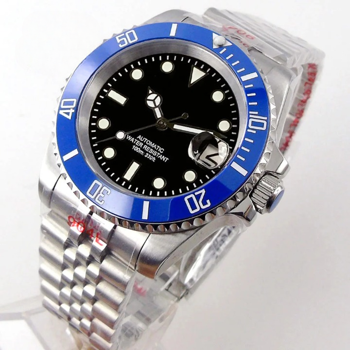 Relógio Masculino ZAFFIORA Tandorio NH35A | Automático, Mergulho, 40mm, Aço Inoxidável, Cristal de Safira, Bezel Rotativo e Luminous