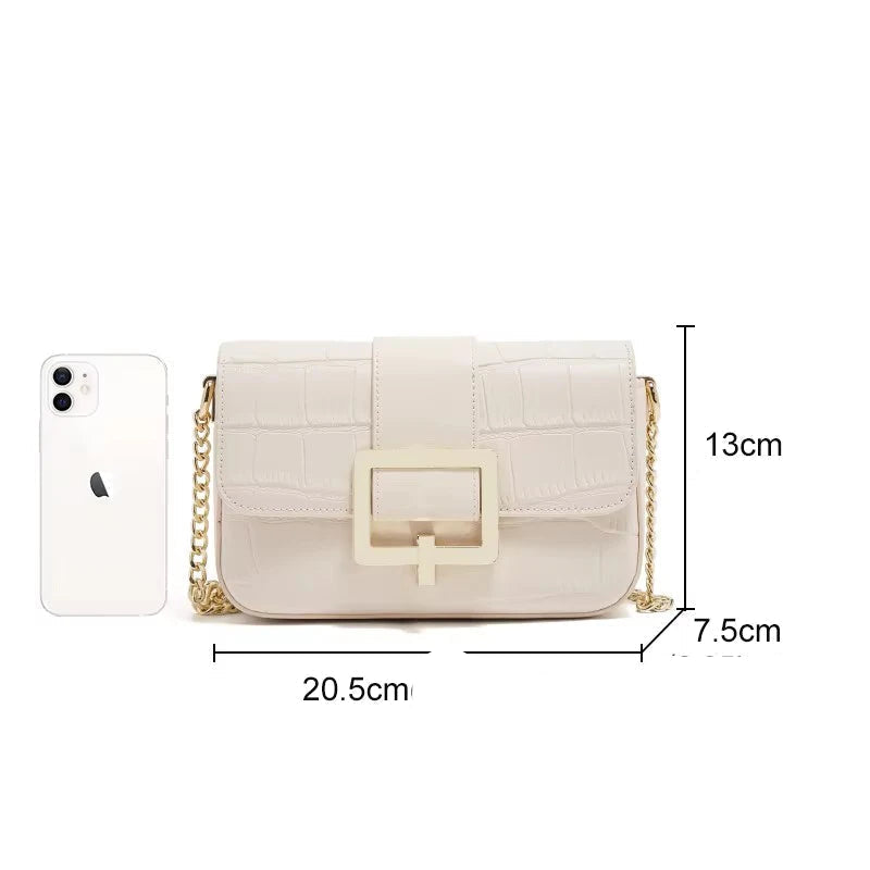 ZAFFIORA | Bolsa Feminina FOXER em Couro Legítimo – Design Exclusivo, Estilo Sofisticado