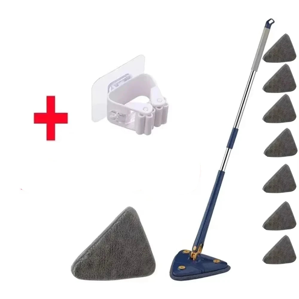 Mop Premium Triangular ZAFFIORA — Limpeza Eficiente com Design Sofisticado