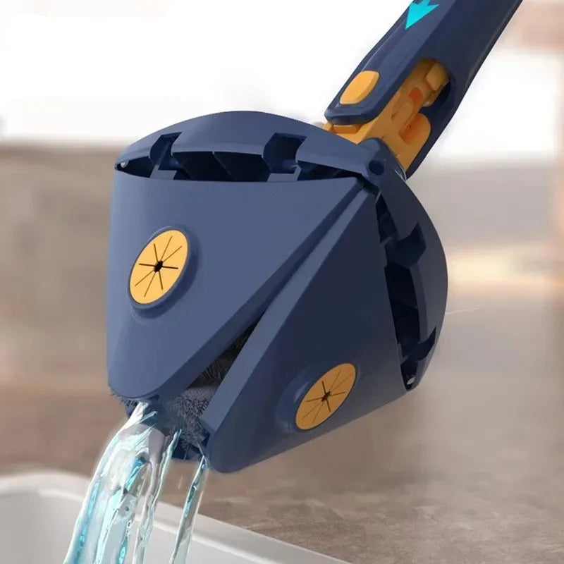 Mop Premium Triangular ZAFFIORA — Limpeza Eficiente com Design Sofisticado