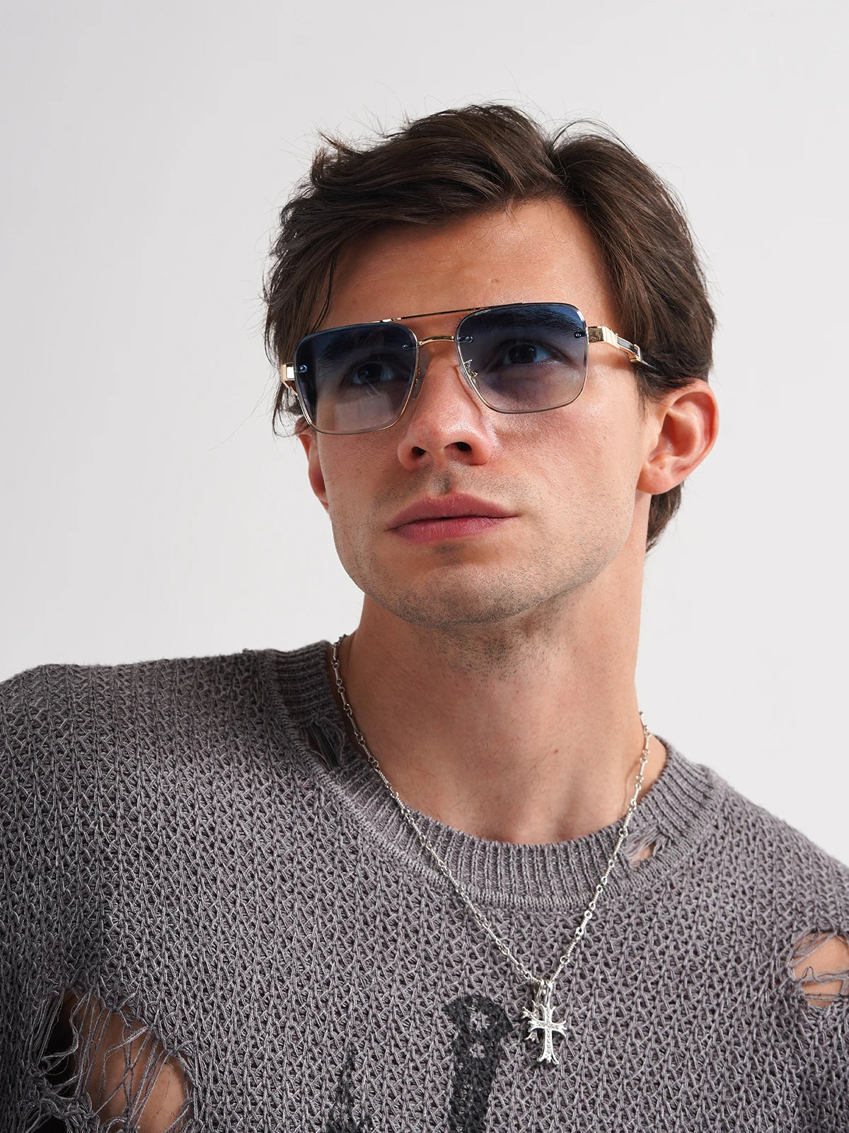 ZAFFIORA – Óculos de Sol Masculino Luxo & Proteção UV400