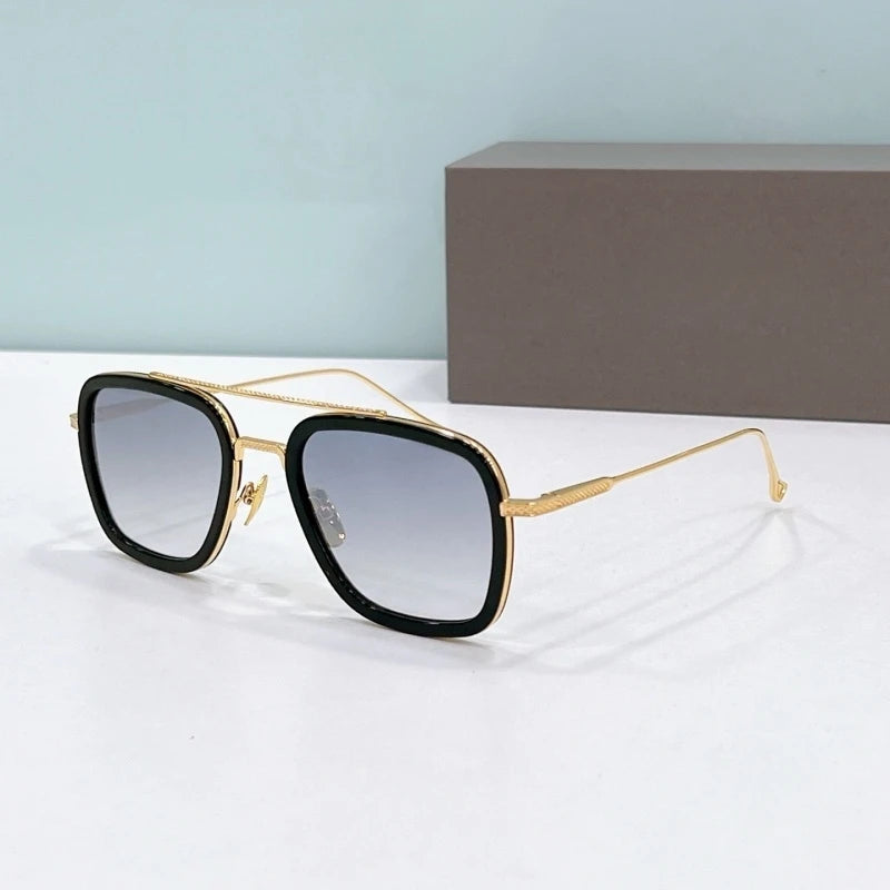 Óculos de Sol Quadrado Fabuvision Unissex por ZAFFIORA – Elegância e Conforto ao Sol