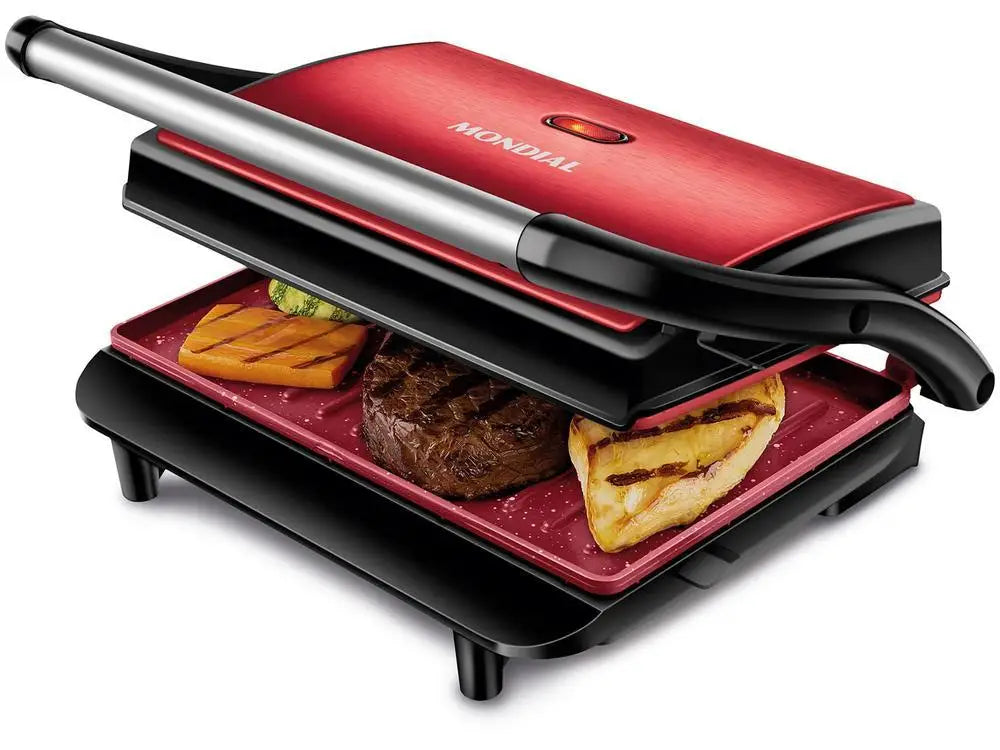 ZAFFIORA apresenta o Grill Master Press PG-01-RC: Potência, Saúde e Versatilidade na Sua Cozinha